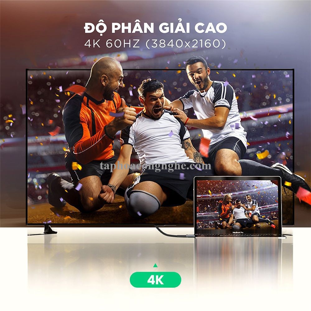Ugreen 70325 3M 2.0 4K 60Hz 18Gbps màu đen Cáp HDMI chống nhiễu độ phân giải Cao HD136 30070325